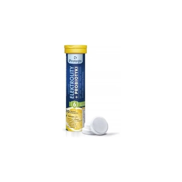Protego Electrolytes Probiotics 20 Effervescent Tablets