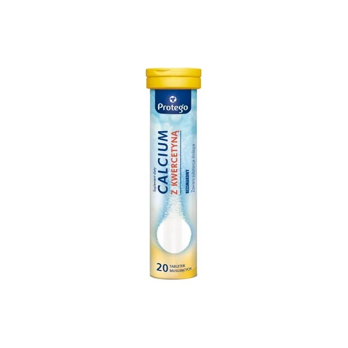 Protego Calcium With Quercetin, 20 Effervescent Tablets