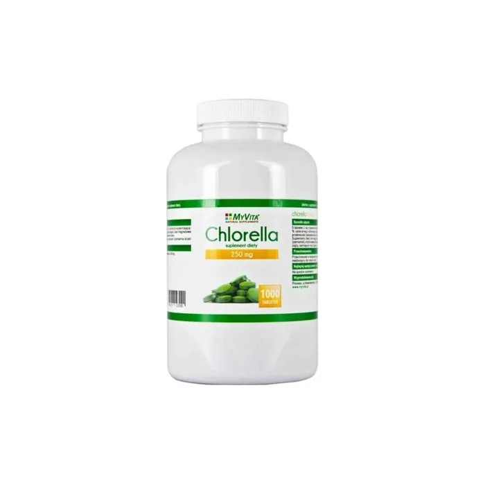 Chlorella Vulgaris High Quality Protein 250mg 1000 Tablets