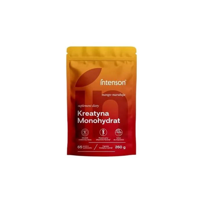 Intenson Creatine Monohydrate Dietary Supplement Mango Passion Fruit 260g