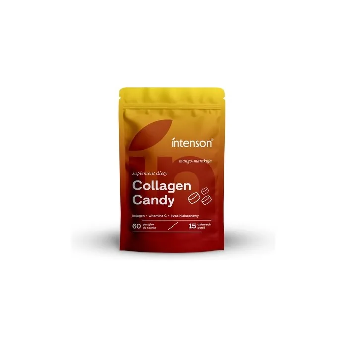 Intenson Collagen Candy Dietary Supplement Mangopassion Fruit 60 Lozenges