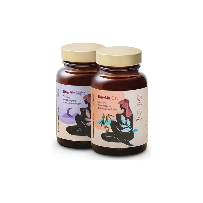 Newme Daynight Vitamins And Minerals For Hair Skin And Nails Dietary Supplement 60 Capsules