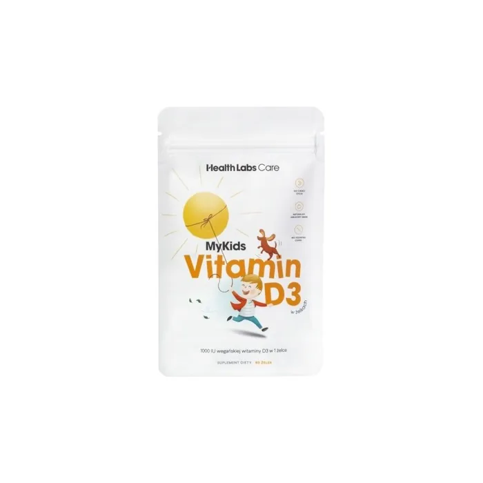 Healthlabs Mykids Vitamin D3 Gummies With Vitamin D For Children - 60 Pieces
