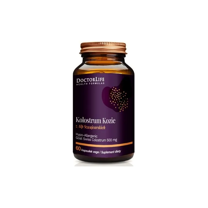 Doctor Life Colostrum Goat 500mg Dietary Supplement 60 Capsules