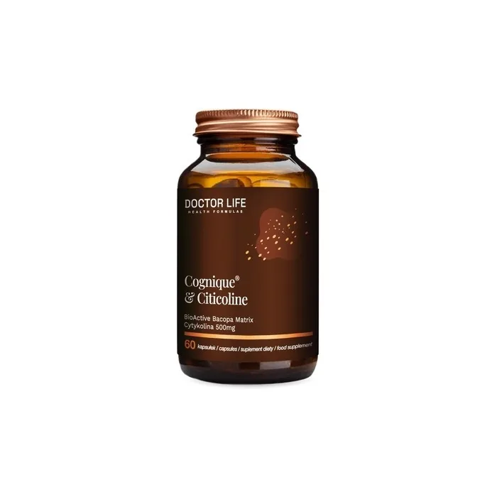 Doctor Life Cognique Citicoline 500mg Dietary Supplement 60 Capsules