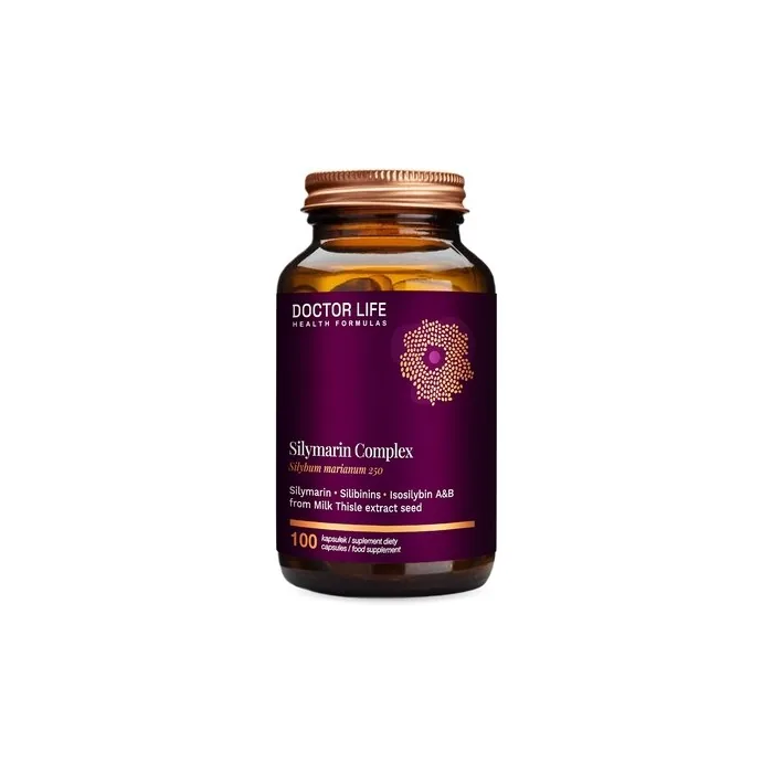 Doctor Life Silymarin Complex Extract From Milk Thistle Seeds 250mg Dietary Supplement 100 Capsules