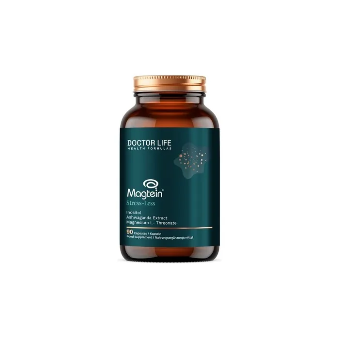 Doctor Life Magtein L-Treonate Magnesium Dietary Supplement Stress-Less Inositol 90 Capsules