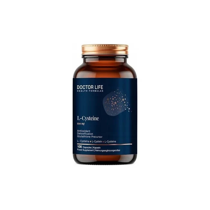 Doctor Life L-Cysteine 600mg Dietary Supplement - 100 Capsules