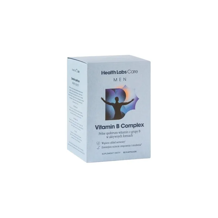 Healthlabs Vitamin B Complex Men Dietary Supplement 60 Capsules