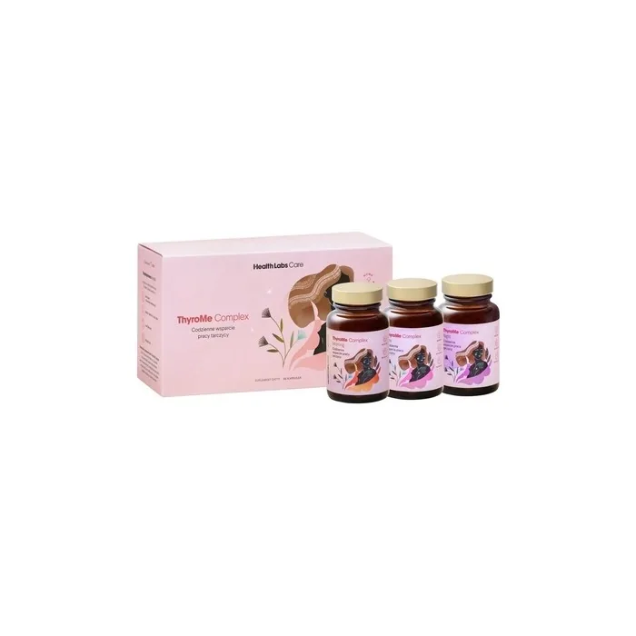Healthlabs Thyrome Complex - Supports Proper Thyroid Function, Includes Thyrome Morning, Day, And Night 30 Capsules Each