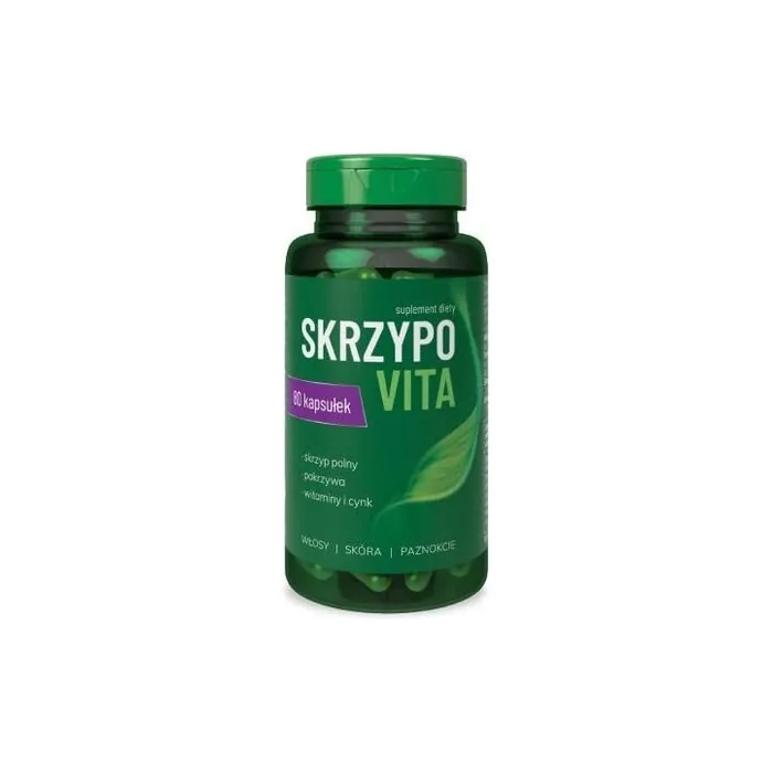 Skrzypovita Optimally Balanced Vitamins and Herbal Extracts for Hair Skin and Nails 80 Capsules