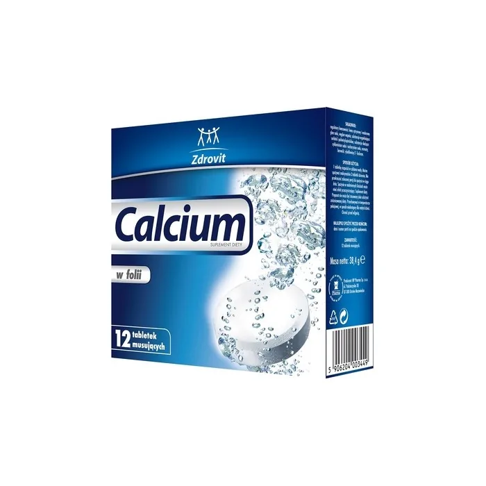 Zdrovit Calcium Dietary Supplement 12 Tablets