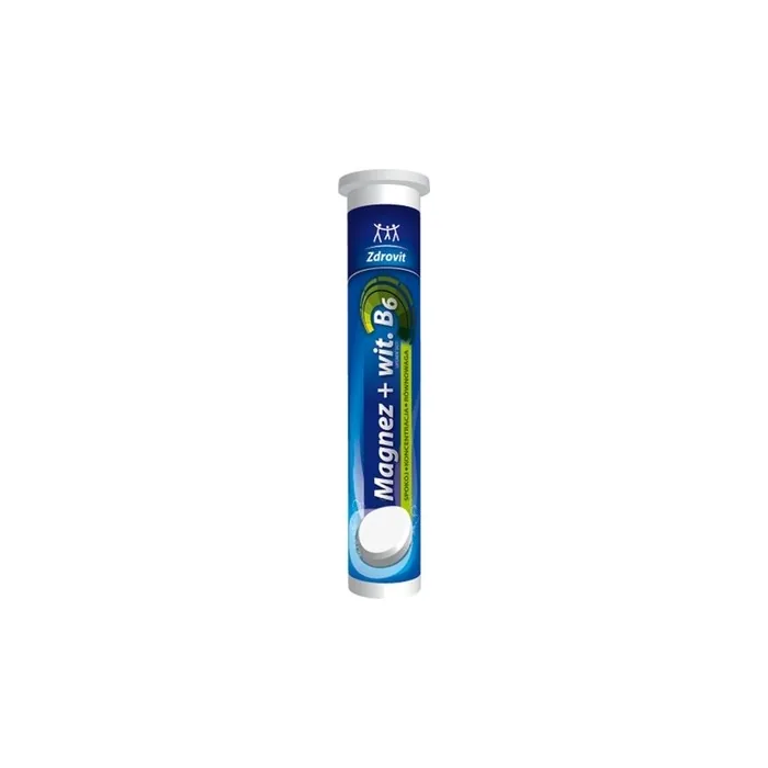 Zdrovit Effervescent Magnesium With Vitamin B6 24 Tablets