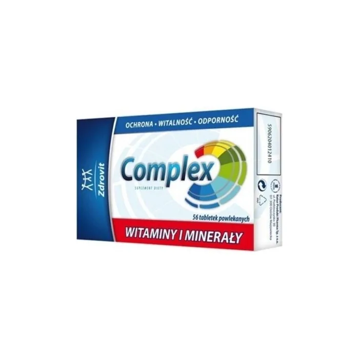 Zdrovit Complex Vitamins and Minerals 56 Tablets