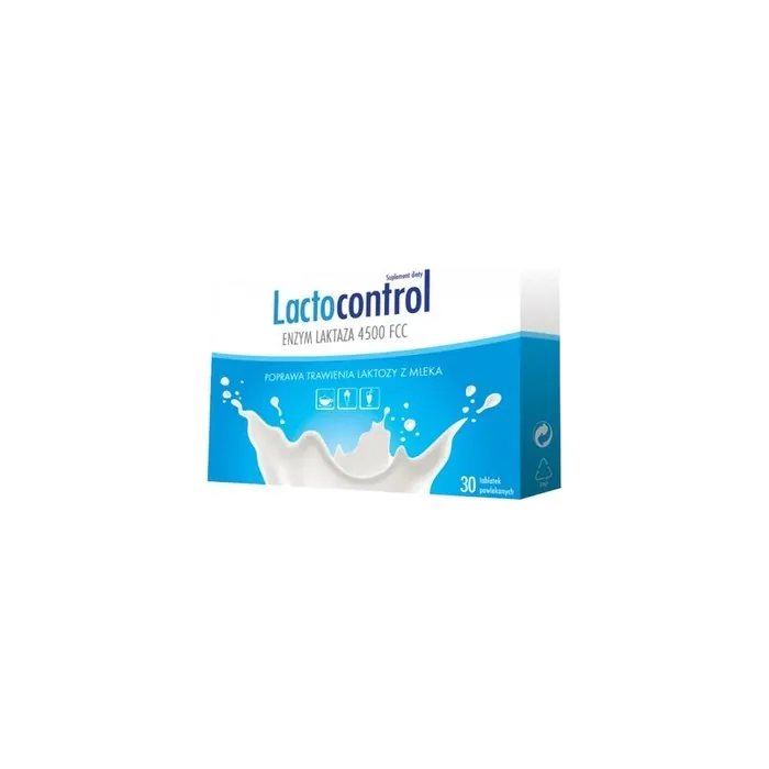 Lactocontrol Enzyme Lactase 30 Tablets For Lactose Intolerance