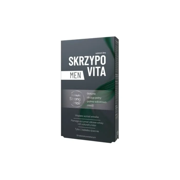 SKRZYPOVITA MEN Biotin Hair Vitamins for Strong Hair 30 Tablets