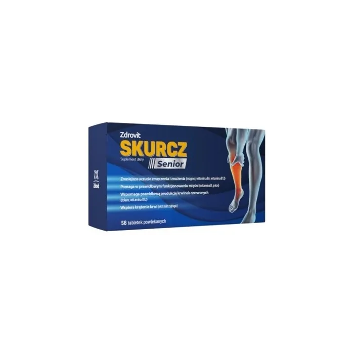 Zdrovit Senior Muscle Cramp Relief 56 Natural Formula Tablets