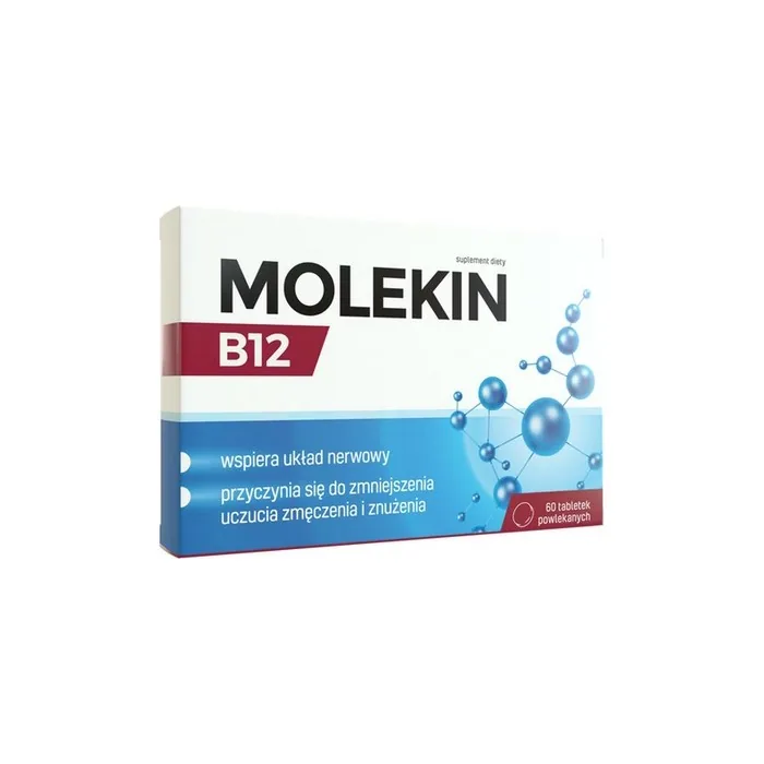 Molekin B12 60 Tablets Vitamin B12 For Nervous System Fatigue And Stress