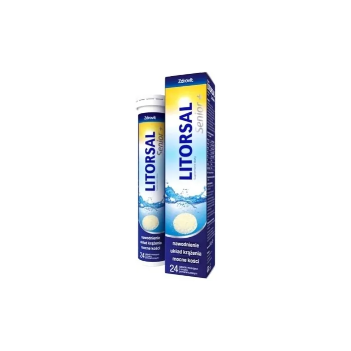 Zdrovit Litorsal Senior +, 24 Effervescent Tablets - Long-Term Validity