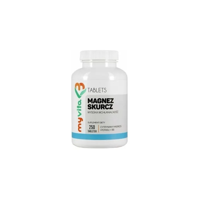 Magnesium Vitamin B6 Potassium 250 Tablets