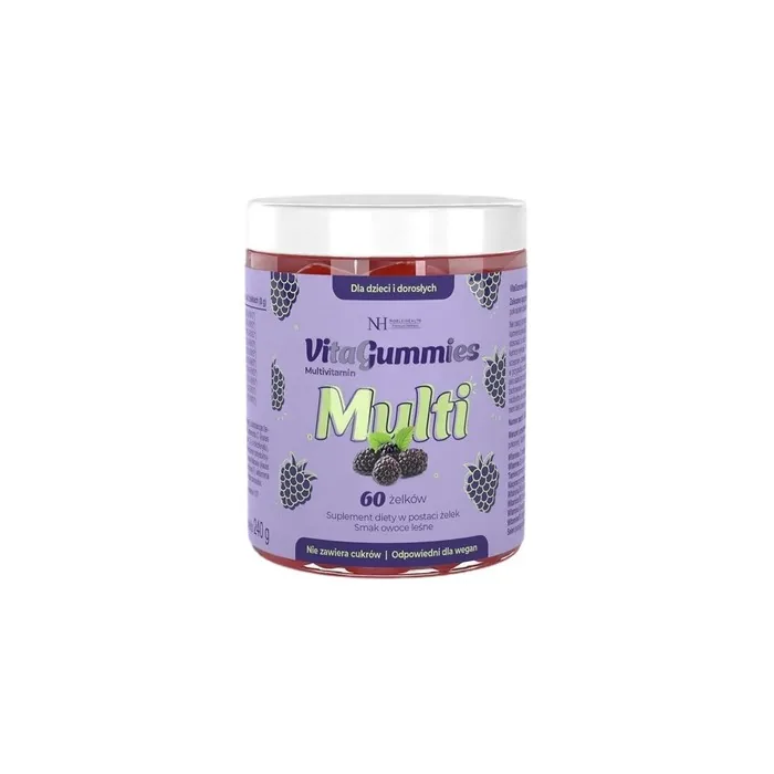 Noble Health Vitagummies Multivitamin Dietary Supplement With Forest Fruit Flavor - 60 Gummies