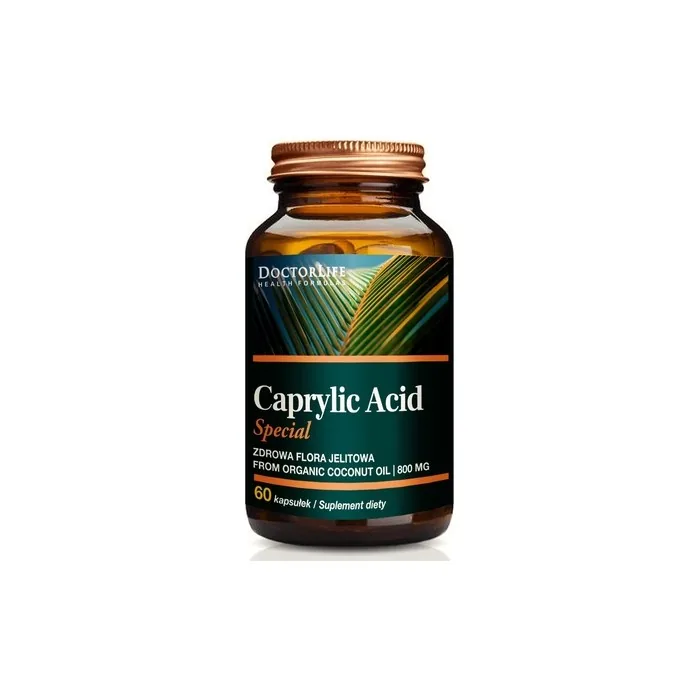 Doctor Life Caprylic Acid Special 800mg Dietary Supplement 60 Capsules