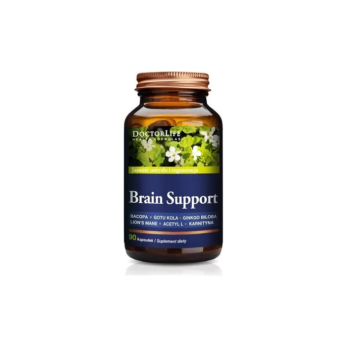 Doctor Life Brain Support 4 Plant Extracts And Forms Of Magnesium Dietary Supplement 90 Capsules