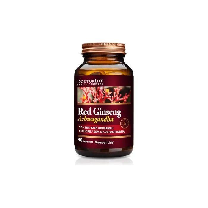 Doctor Life Korean Red Ginseng 300mg Dietary Supplement 60 Capsules