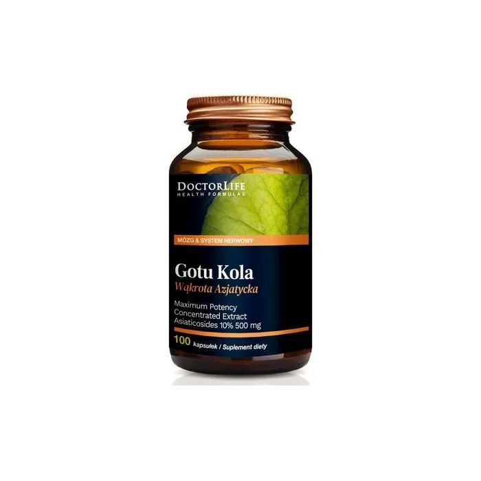 Doctor Life Gotu Kola Extract Standardized 350mg Dietary Supplement 100 Capsules