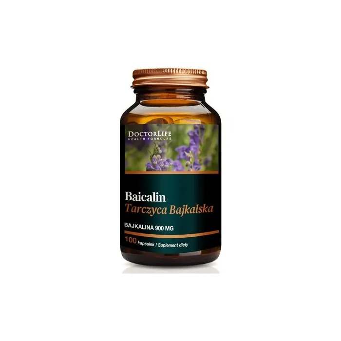 Doctor Life Baicalin Baikal Thyroid 500mg Dietary Supplement 100 Capsules