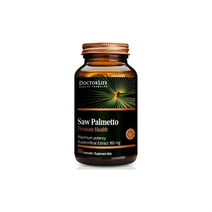 Doctor Life Saw Palmetto Extract 160mg Dietary Supplement 60 Capsules
