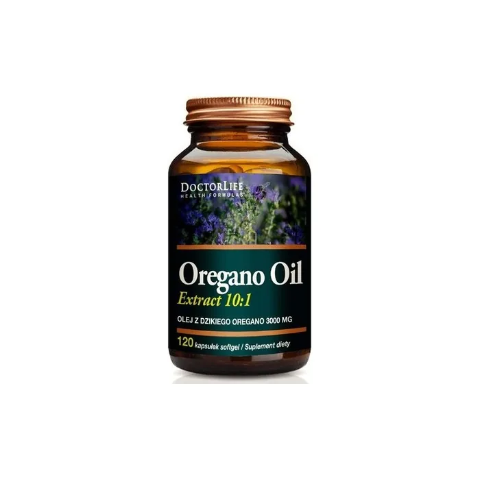 Doctor Life Oregano Oil Wild Oregano Oil 3000mg Supplement