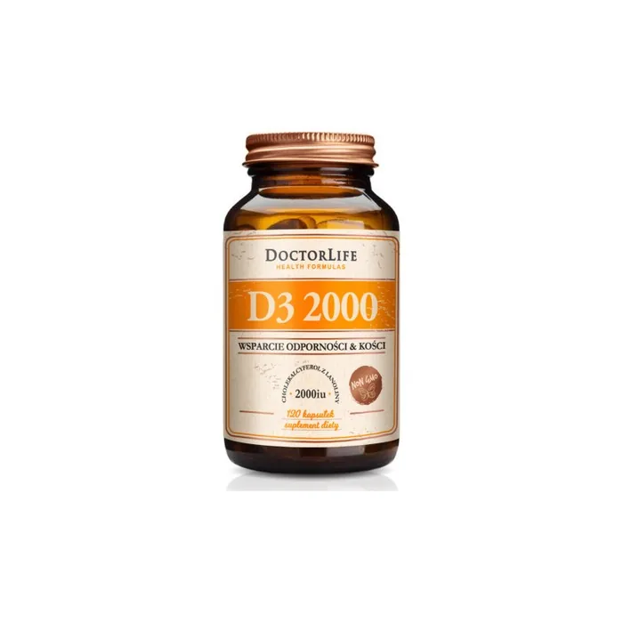 Doctor Life Doctor Lifed3 2000 Cholecalciferol From Lanolin 2000 Iu Dietary Supplement 120 Capsules