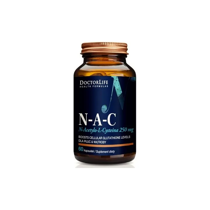 Doctor Lifenac Nacetyllcysteine 500mg Dietary Supplement 60 Capsules