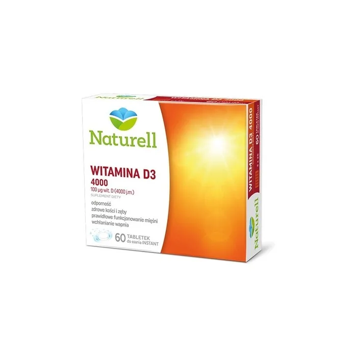 Naturell Vitamin D3 4000 - 60 Sucking Tablets