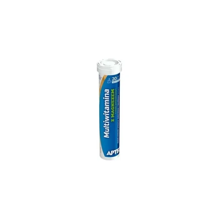 Multivitamin with Magnesium 20 Effervescent Tablets for Fatigue, Stress, and Nervous System Support