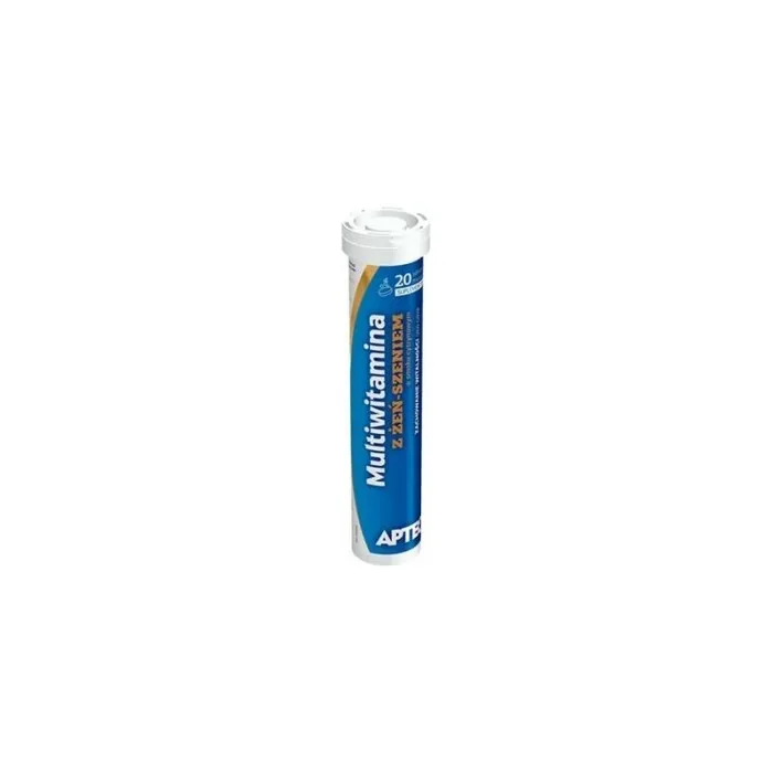 Multivitamin with Ginseng Effervescent Tablets for Fatigue and Stress