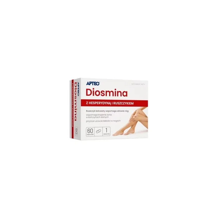 Diosmin Hesperidin Butcher's Broom 60 Capsules For Heavy Legs And Veins