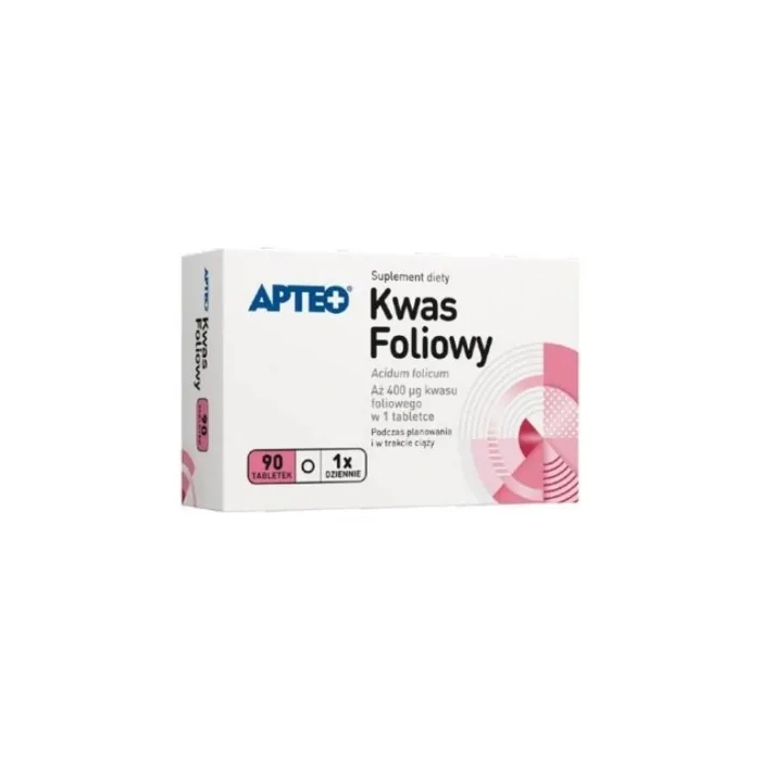 Apteo Folic Acid, 90 Tablets - Long-Term Validity