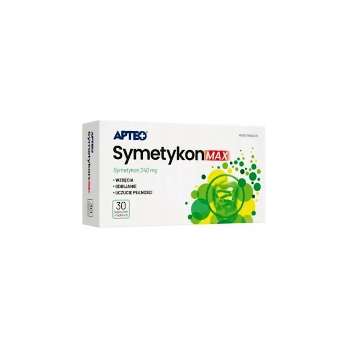Apteo Simethicone Max, 30 Capsules - Long Expiry Date
