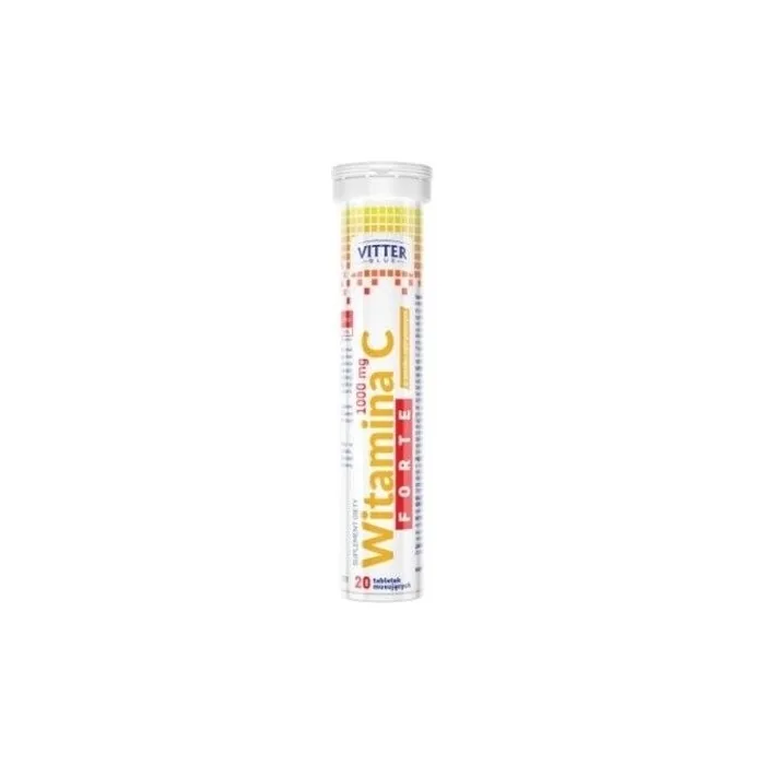 Vitamin C Forte 1000mg Vitter Blue Effervescent Tablets