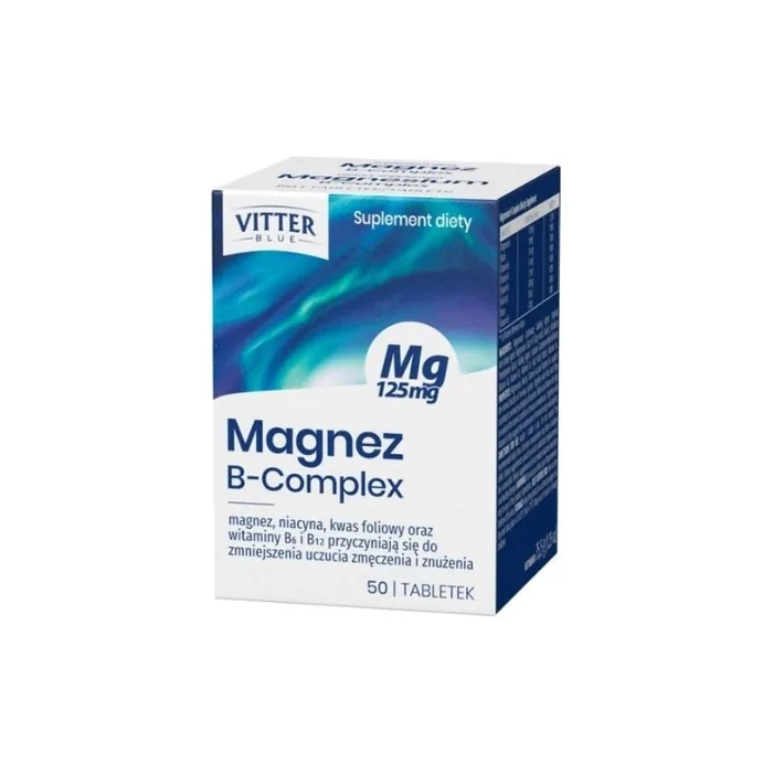 Vitter Blue Magnesium Bcomplex 50 Tablets