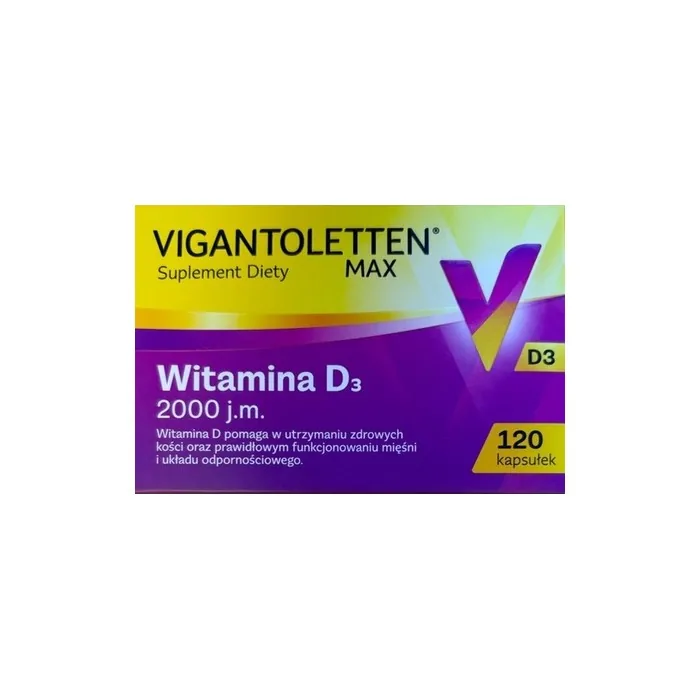 Vigantoletten Max 2000 Iu Vitamin D3 120 Capsules