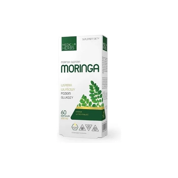 Moringa Glucose 60 Capsules - Sugar-Free