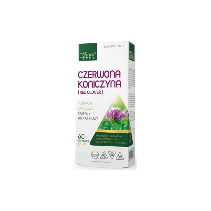 Medica Herbs Red Clover Menopause Fatigue 60 Capsules