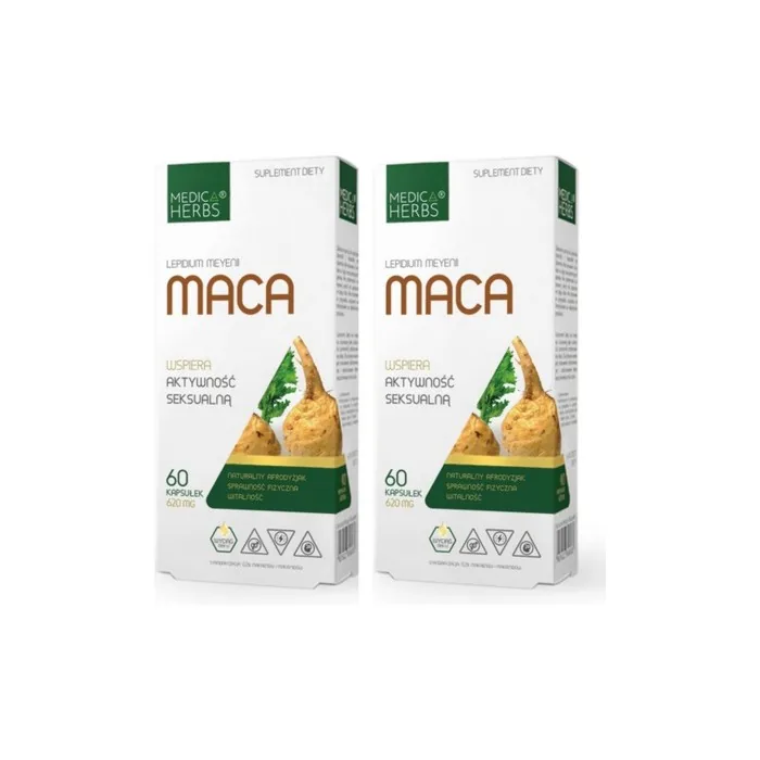 Maca Extract Potency Enhancer Libido High Dose 620mg 120 Capsules
