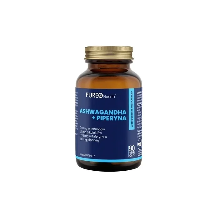 Pureo Health Ashwagandha + Piperine, 90 Capsules