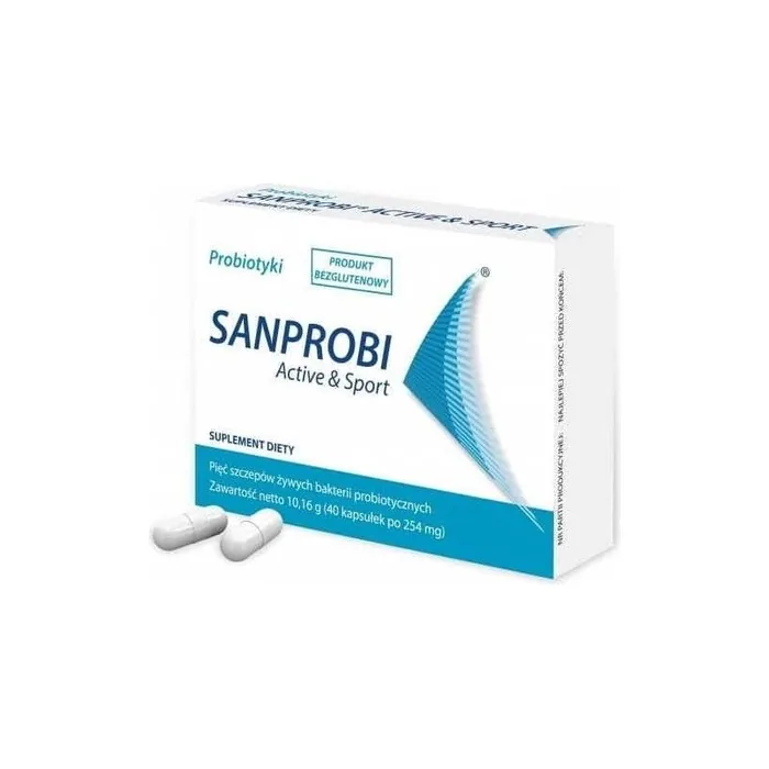 Active & Sport Probiotics Sanprobi 40 Capsules