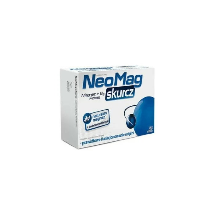 NEOMAG Muscle Cramps Magnesium Potassium Vitamin B6 50 Tablets