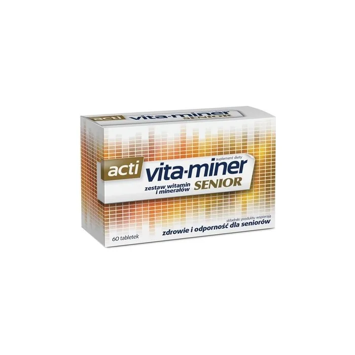 Acti Vita-Miner Senior Multivitamin 60 Tablets for People Over 50